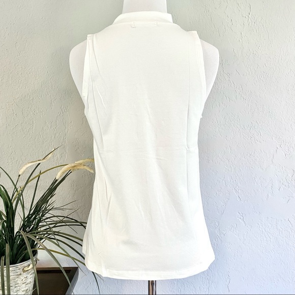 NWT Ginger G Rainbow Stripe Mockneck Tank - Picture 7 of 13